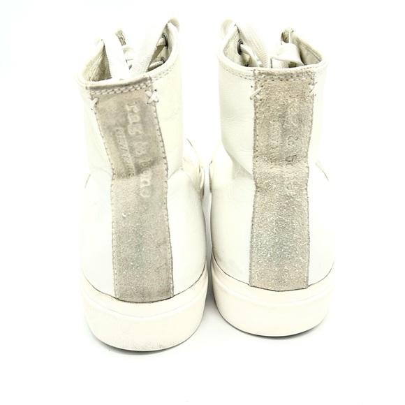 Rag & Bone women’s Hightop Sneakers, Off white leather, size 39, US women’s 9 - Picture 3 of 10